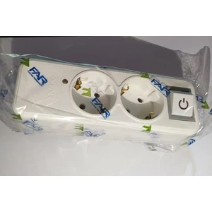 2'li Akım Korumalı Anahtarlı Grup Priz