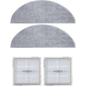 Roborock Q8 Max Pro (2025 Model!) Uyumlu Mop ve Hepa Filtre- 4 Parça