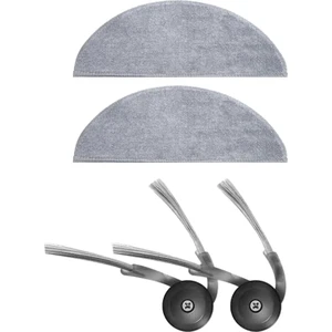 Roborock Q8 Max Pro (2025 Model!) Uyumlu Mop ve Yan Fırça- 4 Parça