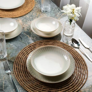 Güral Porselen Camelia 24 Parça 6 Kişilik Yemek Takımı 39632