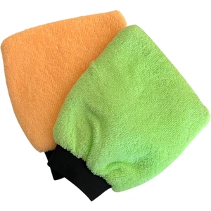 Oto Yıkama Eldiveni Astarlı Araç Temizleme Mikrofiber Araba Cila Eldiveni