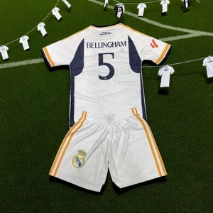 Bellingham Real Madrid Şortlu T-Shirt Çocuk Halı Saha Forma