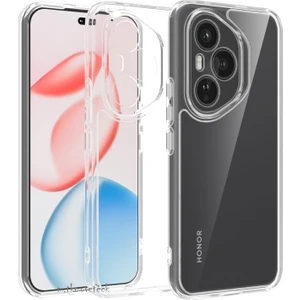 Honor 400 Pro Kılıf Kamera Çıkıntılı Korumalı Yumuşak Şeffaf Silikon Renksiz Kapak