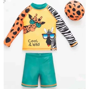 Erkek Çocuk Boneli Uzun Kollu Mayo