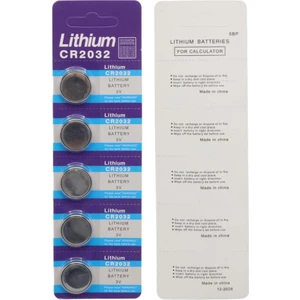 Powermaster PM-9534 CR2032 3 Volt Lityum Para Pil (5'li Paket)