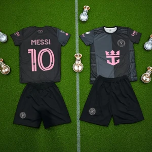 Bite Nose Messi Yeni Sezon Çocuk Şortlu  Inter Halı Saha Forması