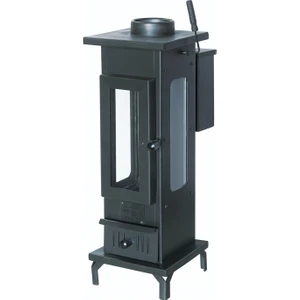 FURKAN PELET SOBA MİNİ ŞÖMİNE PELET ve ODUN SOBASI ÜÇ CAMLI 