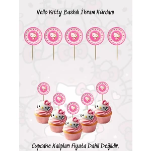 Hello Kitty Temalı Tema Uygun Ikram Kürdanı 10 Adet