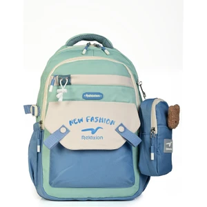 1513 Çok Gözlü Okul ve Günlük Sırt Çantası – Mini Aksesuar Hediyeli