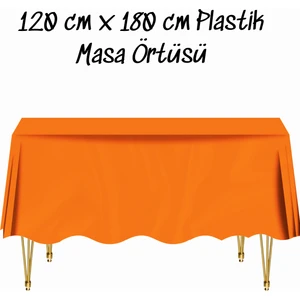 Masa Örtüsü Plastik Tek Kullanımlık Masa Örtüsü Renkli 120X180 cm