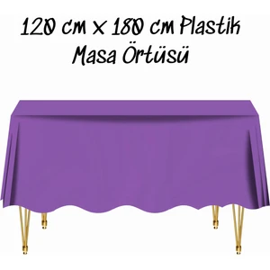 Masa Örtüsü Plastik Tek Kullanımlık Masa Örtüsü Renkli 120X180 cm