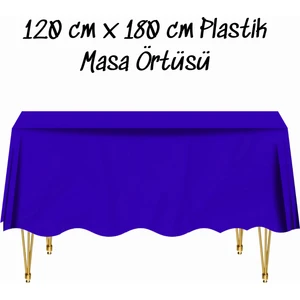 Masa Örtüsü Plastik Tek Kullanımlık Masa Örtüsü Renkli 120X180 cm