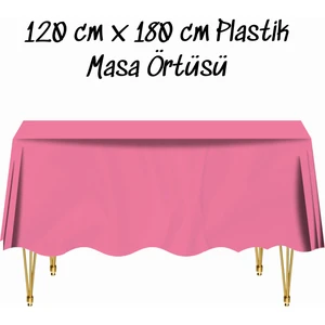 Masa Örtüsü Plastik Tek Kullanımlık Masa Örtüsü Renkli 120X180 cm