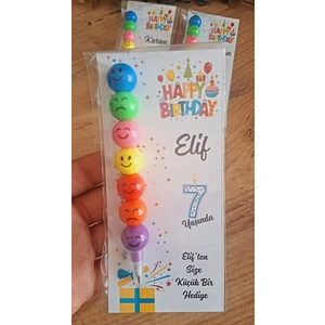 Sevgili Atölyem  Emoji Yumurtlayan Kalem 15 Adet Doğum Günü Hediyelikleri, Bayram Hediyesi, Karne Hediyelikleri, Babyshower, mevlüt