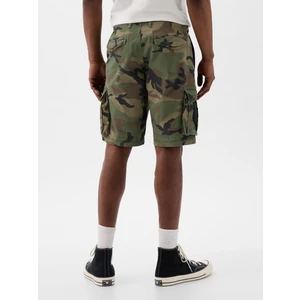 Erkek Yeşil 11" Relaxed Kargo Şort