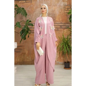 Çiçekli Ikili Kimono Takım