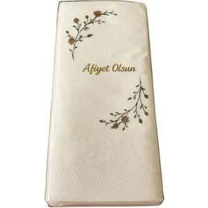 Tatlı Sebep Sunumluk Konuşan Peçete Afiyet Olsun 33'lü