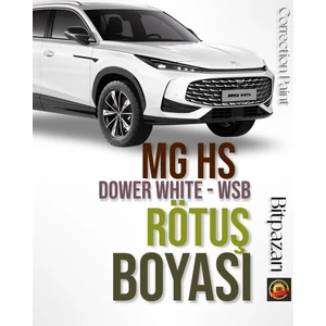 Mg Hs - Dover White - Beyaz Otomobil Çizik Taş Izi Giderici Rötüş Boyası 20ML