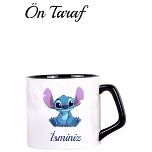 Stitch Temalı Kişiye Özel Kupa Bardak-Afilli
