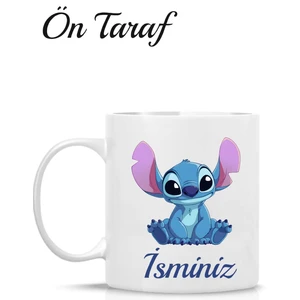 Stitch Temalı Kişiye Özel Kupa Bardak