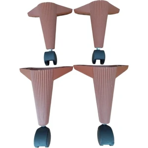 Tekerlekli Sehpa Masa Ayağı,akıllı Sehpa Ayağı, Sihirli Sehpa Ayağı Siyah 4 Adet 360 Derece 20 cm