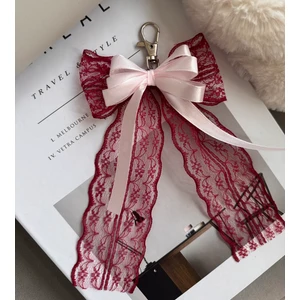 Fiyonk Çanta Charm Coquette Çanta Süsü Anahtarlık