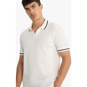 Regular Fit Polo Yaka Bubble Kısa Kollu Tişört F6265AX25SM
