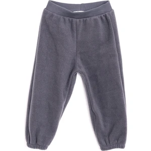 Hellobaby Erkek Bebek Basic Pantolon Polar Ribanalı Paça Koyu Gri