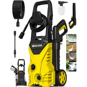 Gtx 180 Bar Çelik Şanzuman Musluk ve Kovadan Çekme Yüksek Basınçlı Bahçe Oto Yıkama Makinesi