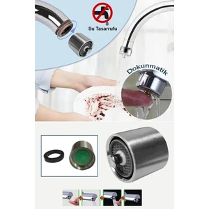 Tasarruflu Bas Çek Musluk Ucu Dokunmatik Tasarruflu Perlatör