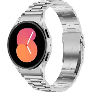 Galaxy Watch 6 / 5 / 4 Fe 40MM 44MM – Watch 6 Classic 43MM 47MM – Watch 5 Pro 45MM Uyumlu Paslanmaz Çelik Metal Kordon (20MM)