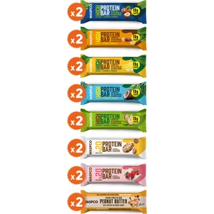 Waspco Protein Bar Karma Kutu 16 Adet (8 Çeşit)