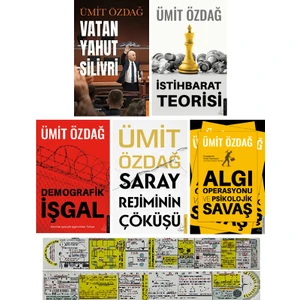 Ümit Özdağ 5 Kitap Set / Vatan Yahut Silivri + Mat. Öğreten Cetvel