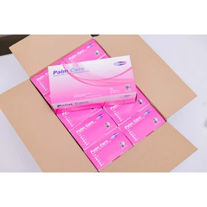 Palm Care Beyaz Pudrasız Latex Muayene Eldiveni 100'LÜ x 10 Paket