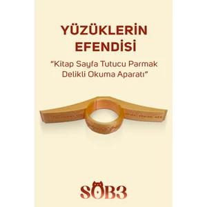 Yüzüklerin Efendisi Kitap Sayfa Tutucu Parmak Delikli Okuma Aparatı - Kitap Ayracı