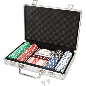 Rakamlı Poker Fişi Metal Kutulu Oyun Seti 200 Poker Çipi 11,5gr