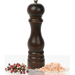 Glıos Ceviz Ahşap Tuz ve Karabiber El Değirmeni Öğütücü Grinder 22 cm