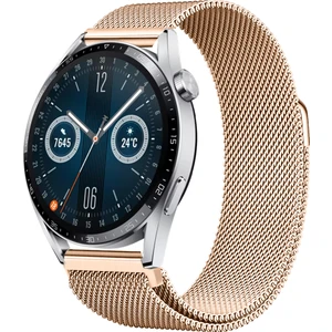 Huawei Watch Gt3 46MM Gt3 Pro 46MM Gt2 46MM Gt2 Pro 46MM Uyumlu Manyetik Milanese Loop Metal Kordon