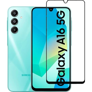 Samsung Galaxy A16 Kırılmaz Cam Tam Ekran Koruyucu 150CC Antistatik Büyük Kenar 9h Temperli Koruma