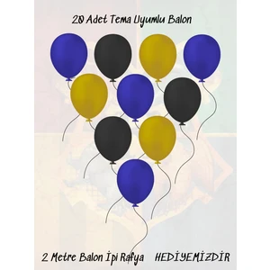 Temalı Tema Uyumlu Doğum Günü Balonu 20 Adet