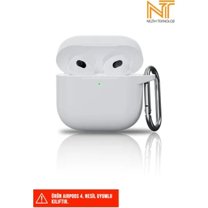 Apple Airpods 4. Nesil Uyumlu Liquid Silikon Tıpalı Kılıf