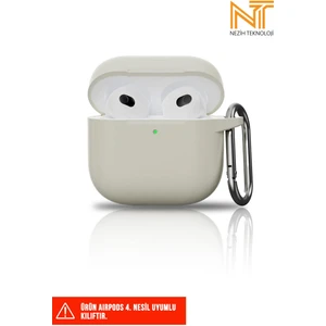 Apple Airpods 4. Nesil Uyumlu Liquid Silikon Tıpalı Kılıf