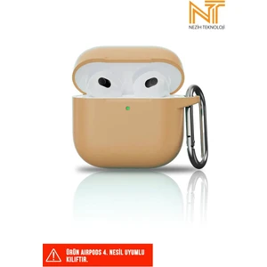 Apple Airpods 4. Nesil Uyumlu Liquid Silikon Tıpalı Kılıf