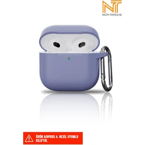 Apple Airpods 4. Nesil Uyumlu Liquid Silikon Tıpalı Kılıf