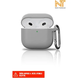 Apple Airpods 4. Nesil Uyumlu Liquid Silikon Tıpalı Kılıf