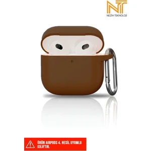 Apple Airpods 4. Nesil Uyumlu Liquid Silikon Tıpalı Kılıf