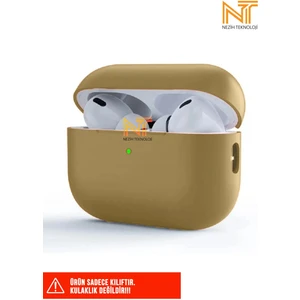 Apple Airpods Pro 2. Nesil Uyumlu Tam Protective Anti-Knock Tek Parça Silikon Kılıf