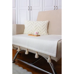 Home Home Tekli Koltuk Örtüsü Püsküllü 75 x 90