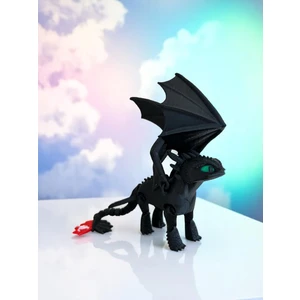 Dişsiz - Toothless - Ejderhanı Nasıl Eğitirsin Hareketli Figürü - 20cm