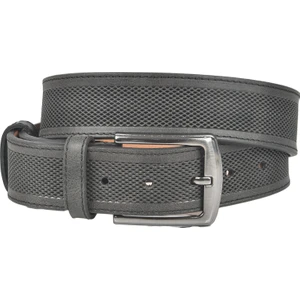 DeepSEA Füme Orjinal Deri Kemer 4 cm Özel Yapım Motifli Hakiki Deri Spor Kemer 2502651
